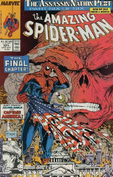 superhero spider-man story notes: versus red skull